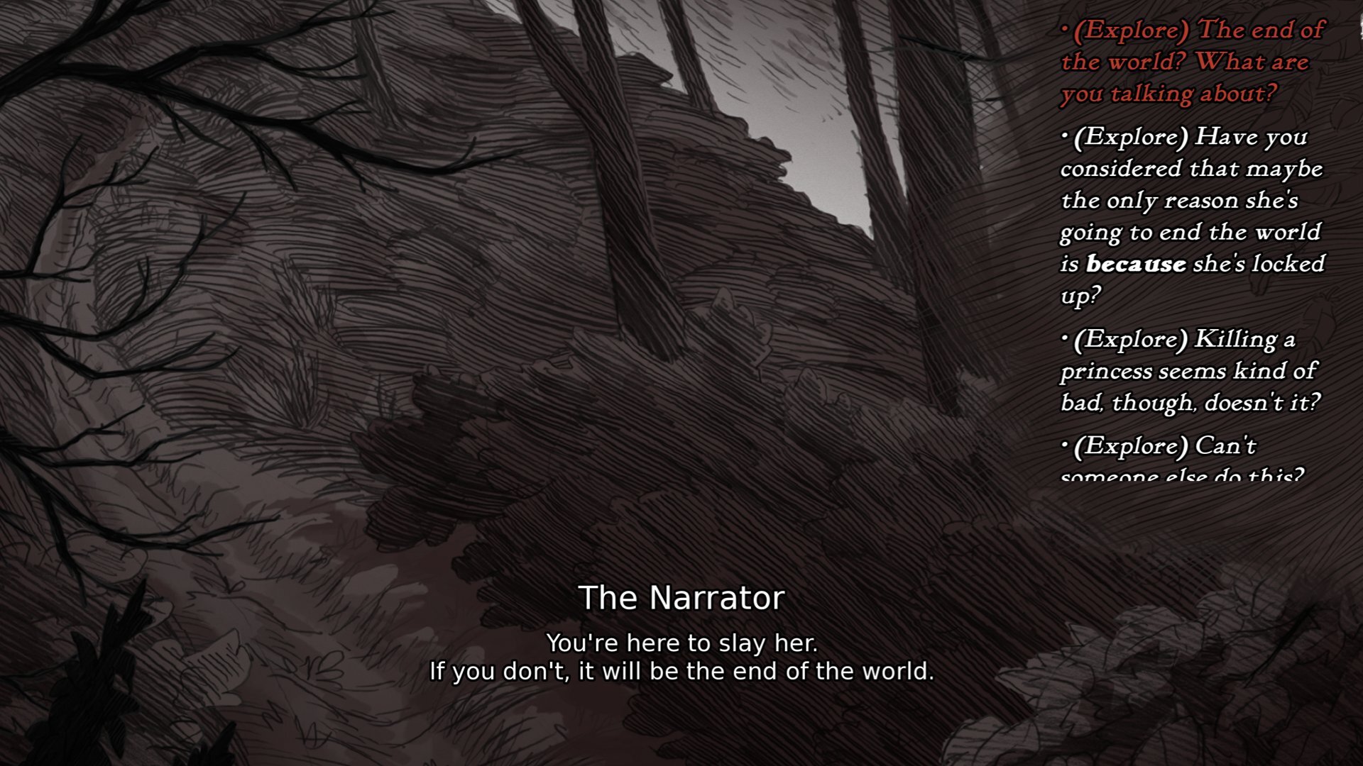 Slay the Princess screenshot 1.jpg